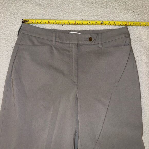 Calvin Klein Size 8 Dress Pants Bootcut Light Gray Color High Rise NWOT - Picture 4 of 10